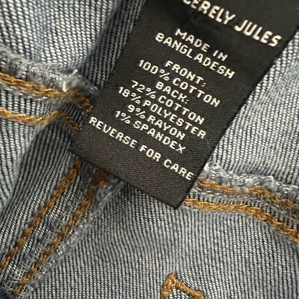 Sincerely Jules high rise super stretch skinny jeans medium wash size 5/27 - Picture 8 of 8